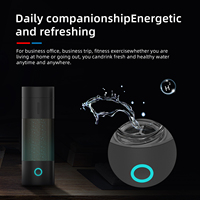 Bouteille d'eau portable en acier inoxydable enrichie en hydrogène, générateur USB, batterie 3000-5000ppb, de bureau, 230ml, pour la santé, la plus vendue
