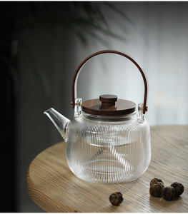 Glass Tea Set Glass <strong>Teapot</strong> Tea <strong>Infuser</strong> and <strong>Insulated</strong> Glass Filter - Product Image 5