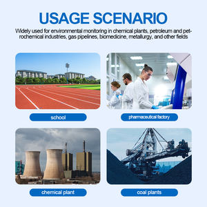เครื่องตรวจจับก๊าซอเนกประสงค์และก๊าซหลายชนิดที่เป็นพิษและเป็นอันตราย พร้อมฟังก์ชั่นการพิมพ์  ตรวจวัดความเข้มข้นของก๊าซ H2S และ <span class=keywords><strong>NH3</strong></span> - Product Image 4