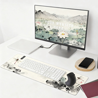 Tapis de bureau personnalisé avec logo XXL, impression par sublimation, dessin animé, tapis de souris pour jeux, tapis de souris pour ordinateur portable