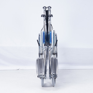 Silla de Ruedas Manual con Asiento de Inodoro, de Acero y Aleación de Aluminio, Ligera y Plegable, para Asistencia de Movilidad para Personas con Discapacidad - Product Image 4