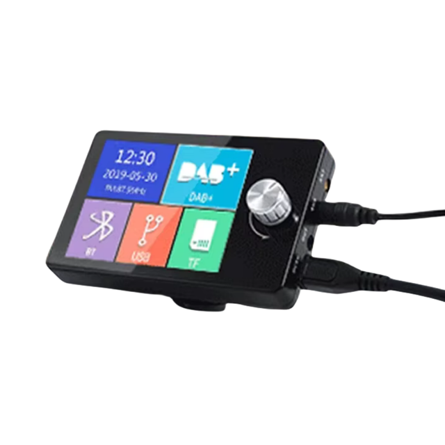 2.8 Inch Color Screen DAB/DAB+ Digital Broadcast Receiver for European Cars Video Display FM Transmitter MP3 Digital AUX