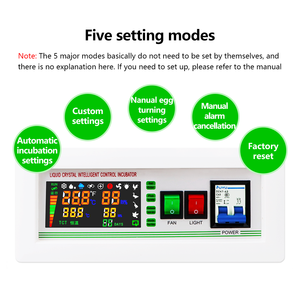 2018ใหม่ศูนย์บ่มเพาะไข่อัตโนมัติปฏิบัติที่มีประสิทธิภาพควบคุม XM-18SD สำหรับขาย - Product Image 5