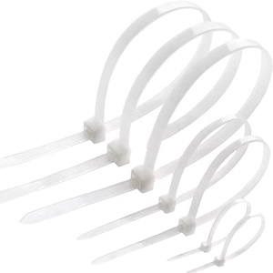 وصلات كابل نايلون AHXRT من مورد صيني ، علاقات مقاومة للأشعة فوق البنفسجية طويلة ، لون أسود/أبيض ROHS + CE + REACH ، معتمدة من الصين - Product Image 1