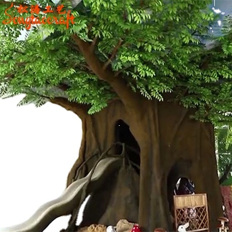 Large Artificial Oak Tree Branches for Indoor Decoration | Customized ...