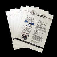 Sac d'emballage personnalisé imprimé, anti-odeur, en plastique alimentaire, pour aliments congelés, poisson, refermable, réutilisable, en Mylar avec fenêtre