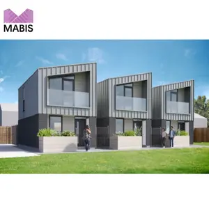 Luxury prefab modular steel structure house for sale in china