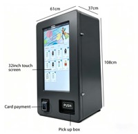 Distributeur automatique intelligent de snacks avec SDK, paiement par carte de crédit, paiement par pièces, options de paiement multiples, identification par carte d'identité