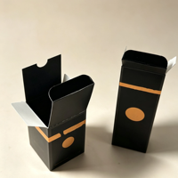 Boîte cosmétique personnalisée avec estampage à chaud doré, vernis sélectif UV et gaufrage – Emballage de luxe pour soins de la peau, carton pliable en papier – Vente en gros