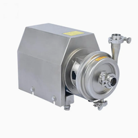 Pompe centrifuge sanitaire de haute qualité en acier inoxydable 304/316L pour l'asepsie des aliments et des boissons, traitement de l'eau potable