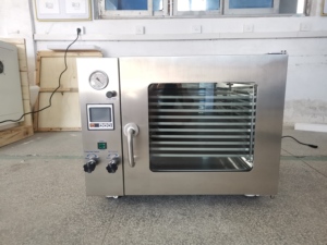 Horno de Secado al Vacío Digital de Laboratorio CHINCAN VO-16050, 1.9CF 50L RT~150°C, con Luz LED Integrada y 10 Estantes, Manija de Puerta de Acero Inoxidable - Product Image 4