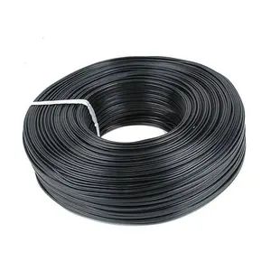 Usine directe 18 #1.2 Mm fil de fer recuit noir 25 Kg rouleau fil de liaison de construction