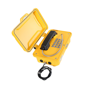 Téléphone d'urgence rouge adapté à l'extérieur, téléphone étanche SIP pour piscine, téléphone pour hôtel - Product Image 4