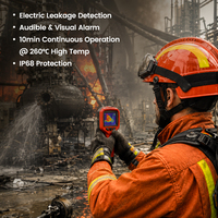 Caméra thermique pour pompiers, imageur thermique infrarouge portable, vision nocturne HD, équipement de sauvetage incendie, imagerie thermique