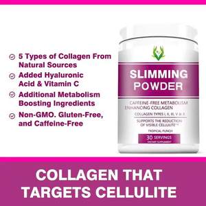 OEM ODM poudre amincissante Premium avec collagène acide hyaluronique pour le métabolisme stimuler la peau soutien des articulations poinçon tropical - Product Image 5