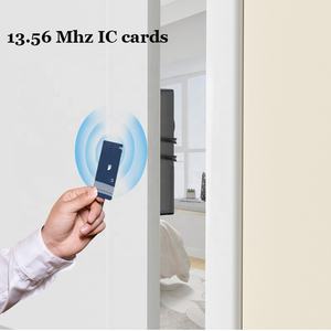 Cerradura Indisible RFID expuesta sin cerradura Cerradura de puerta de entrada sin llave Pestillo recto Puerta abatible Cerraduras inteligentes Tuya de dientes azules - Product Image 5