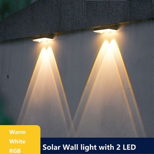 Lámpara Solar LED para Pared Exterior, Impermeable IP65, Iluminación Decorativa Superior e Inferior para Patio - Product Image 4