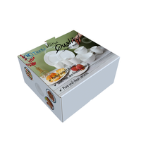 Boîtes d'emballage en carton ondulé pour vaisselle de luxe en céramique, assiettes, bols, avec impression à l'encre de soja, pour un emballage élégant