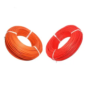 Fonte elétrica do cabo do silicone do fio Silicone macio flexível alto chinês 12 AWG 14 AWG 16AWG borracha estanhada 0.08mm do silicone do cobre