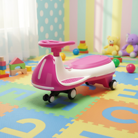 Voiture électrique à bascule pour enfants de 3 à 8 ans, batterie 12V, double motorisation, haute vitesse, anti-retournement, roues clignotantes, lumière LED, plastique, unisexe
