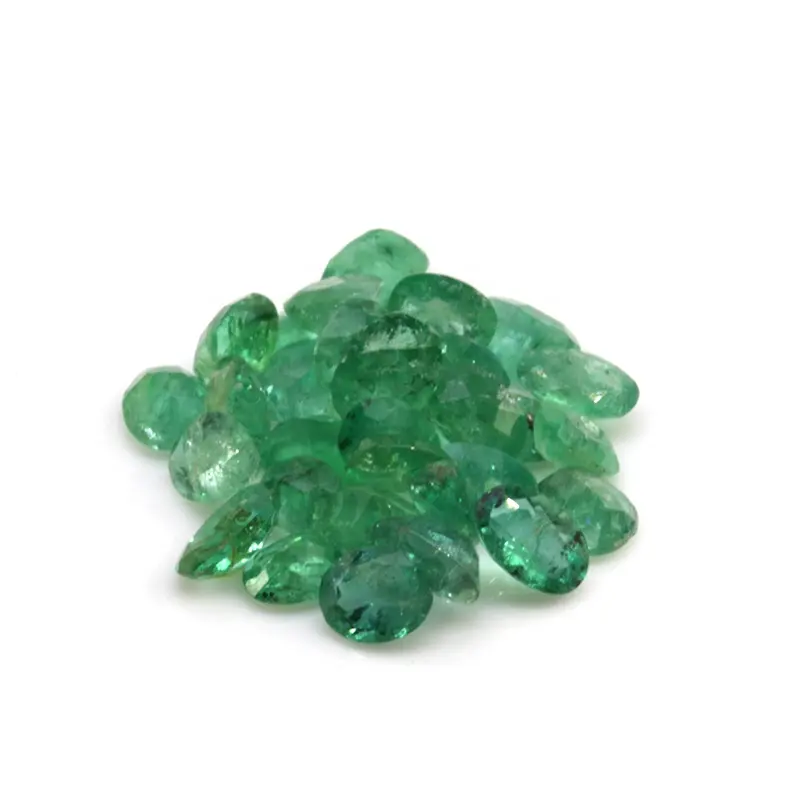 Hydro thermale kolumbia nische Smaragde Stein lose Edelsteine natürliche Smaragde pro Karat Preis für Smaragd Ring Anhänger Halskette