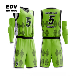 Camiseta de baloncesto personalizada con envío directo, camiseta de baloncesto de equipo de uniforme Reversible - Product Image 3