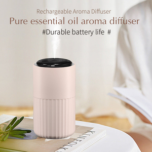 <strong>Ultrasonic</strong> Essential Oil Aroma <strong>Diffusers</strong> Car Portable Humidifier <strong>Aromatherapy</strong> 7 Colors <strong>LED</strong> Light ABS+PP Handle Fragrance - Product Image 2