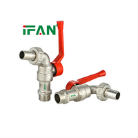 Robinet mural extérieur IFAN de haute qualité, sur mesure, 1/2 pouce, robinet de jardin en laiton pour eau chaude et froide