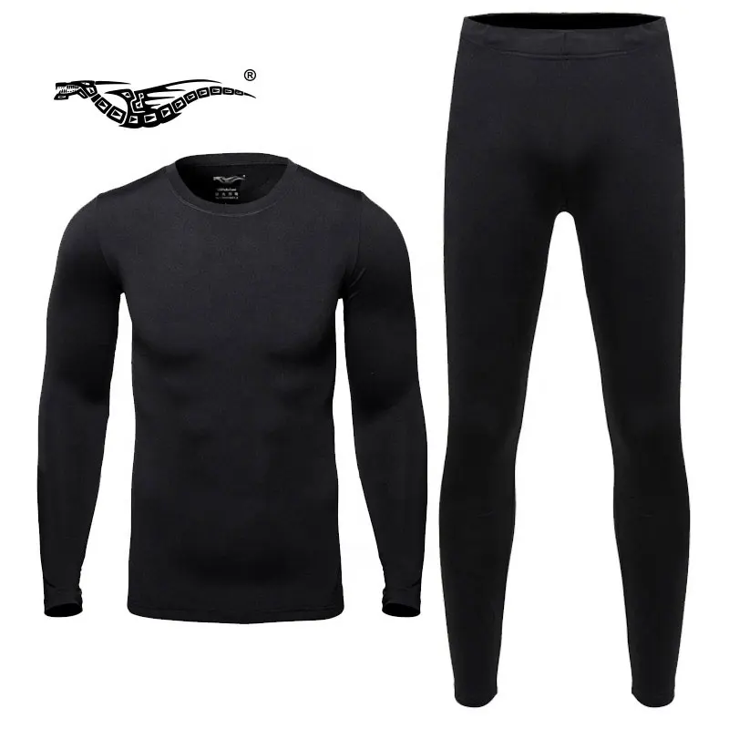 QINGLONGLIN Wholesale Custom Men's Sport Suit Comfortable Cycling Wear High Quality Fleece Thermal Underwear