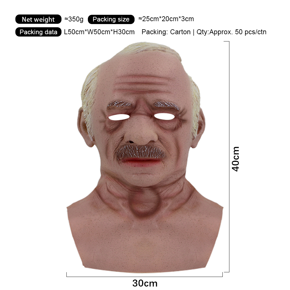 Papy aux cheveux blancs