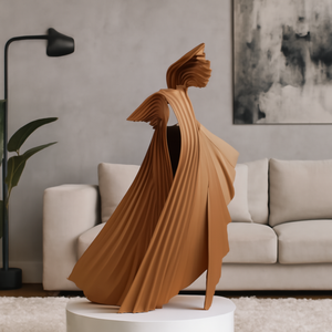 JingYue Sculpture de décoration abstraite imprimée en 3D personnalisée Artisanat en résine fait à la main pour le salon Hôtel Villa <span class=keywords><strong>Club</strong></span> Décor - Product Image 4