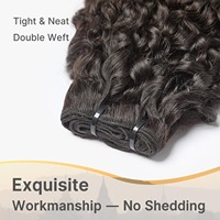 Bundles de tissage de cheveux brésiliens Kinky Pixie Curly Bundles de cheveux humains Pixie Curl Bundles de cheveux doublement étirés 10-30 pouces