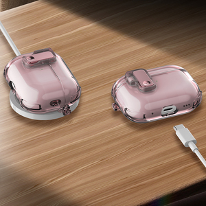 NUEVO Color transparente para <span class=keywords><strong>Airpods</strong></span> Pro 2nd Generation Case Secure Lock Rugged Full-Body Protective Clear para Airpod Case - Product Image 3