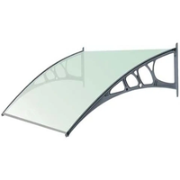 Panneau en plastique traité sur mesure, panneau en polycarbonate, panneau en plastique PC hautement transparent, auvent