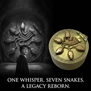Boîte en plastique mécanisée pour les secrets de la chambre, Basilisk |   Boîte à bague de fiançailles secrète |   Objet de <span class=keywords><strong>collection</strong></span> Potterhead pour bureau - Product Image 1