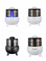 Humidificateur ultrasonique de table Top Refill 2L avec 4 pieds et lumière d'ambiance 7 couleurs pour hôtel, bureau, maison, usage commercial