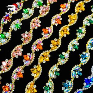 מעל 100 עיצובים לתפור-על טכניקה לבגד קישוטי שמלת כלה ערב שמלת כלה - Product Image 4