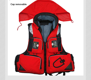 <span class=keywords><strong>Gilet</strong></span> de <span class=keywords><strong>sauvetage</strong></span> de pêche adulte professionnel avec fonctions de <span class=keywords><strong>sauvetage</strong></span> multi-poches détachables à super flottabilité pour la pêche en mer - Product Image 4