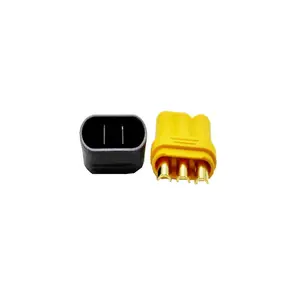 MR60 Plug W/Cover 3.5mm 3 Core Connector T Plug Interface Connector Sheathed for RC Model