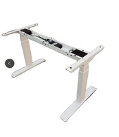 Lampe de bureau électrique OTi Smart Modern Iron robuste, réglable en hauteur, avec cadre de bureau sur pied extensible, certifiée CE