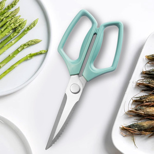 <b>Kitchen</b> <b>Scissors</b> Stainless Steel 6in Multi Functional For Meat Fish Cleaning Grilling Household Use - Product Image 1