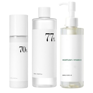 โทนเนอร์วีแกนสารสกัดจากใบหัวใจ 77+ ไฮยาลูรอนิค แอซิด ปรับสมดุลค่า pH 5.5 บำรุงผิวให้กระจ่างใส ปลอบประโลมผิว ชุ่มชื้น ทำความสะอาดผิว ลดการระคายเคือง สำหรับทุกสภาพผิว - Product Image 1