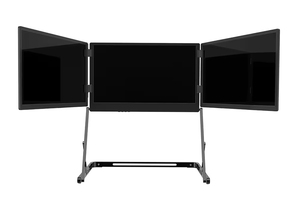Moniteur triple écran 15,6 pouces 1920x1080p IPS USB-C Écran tactile portable pour programmeurs, traders et analyseurs financiers - Product Image 2