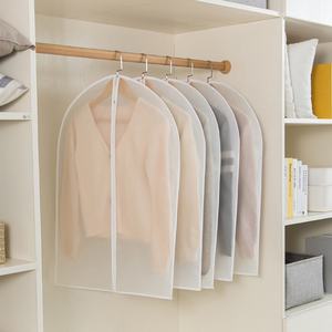 Hot Sale <strong>Garment</strong> <strong>Bag</strong> Clothes Dust Cover <strong>Dress</strong> <strong>Wedding</strong> Organizer Hanging Waterproof <strong>Garment</strong> <strong>Bag</strong> Storage Clear Suit <strong>Bag</strong> - Product Image 1