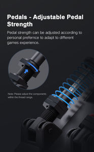 Volant de course de simulation de jeu PXN V10 à double vibration pour manette ps4 playstation 4, xbox Series, <span class=keywords><strong>Switch</strong></span>, PC - Product Image 6