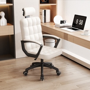 Black <b>Adjustable</b> <b>Office</b> Chair High Back Swivel Computer <b>Desk</b> Seat with Headrest and Armrests for Home <b>Office</b> - Product Image 3