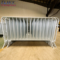 Barrières de sécurité galvanisées de haute qualité, les plus vendues, pour le contrôle des foules, tailles OEM 4ft et 5ft