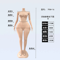 Mannequins de présentation pleine grandeur pour femmes grandes tailles, formes de présentation féminines en plastique pour magasins de vêtements