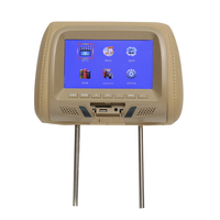 Moniteur de 7 Pouces pour Appui-tête de Voiture, Lecteur MP5/AV pour Siège Arrière avec Ports USB et SD