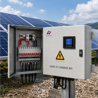 Boîtier de Combinaison Solaire DC PV avec Affichage Numérique, Boîtier de Distribution Étanche en PVC pour Système de Production d'Énergie Solaire